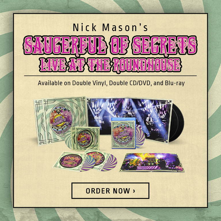 Nick Mason's Saucerful of Secrets Live at the Roundhouse. Order now.
