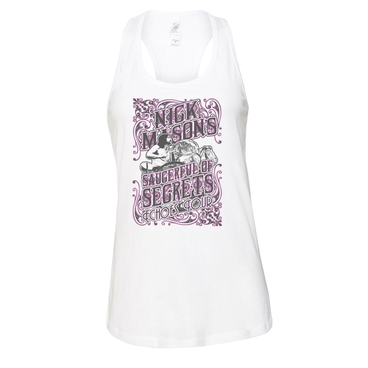 NMSOS Flourish Ladies White Tank